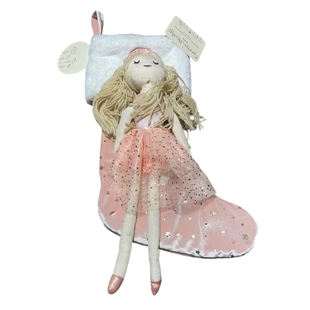 Cynthia Rowley Kids Stocking & Plush Doll Toy Set
